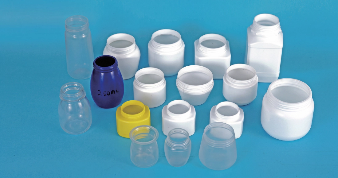 Wide mouth cream jar cosmetic container ISM machine