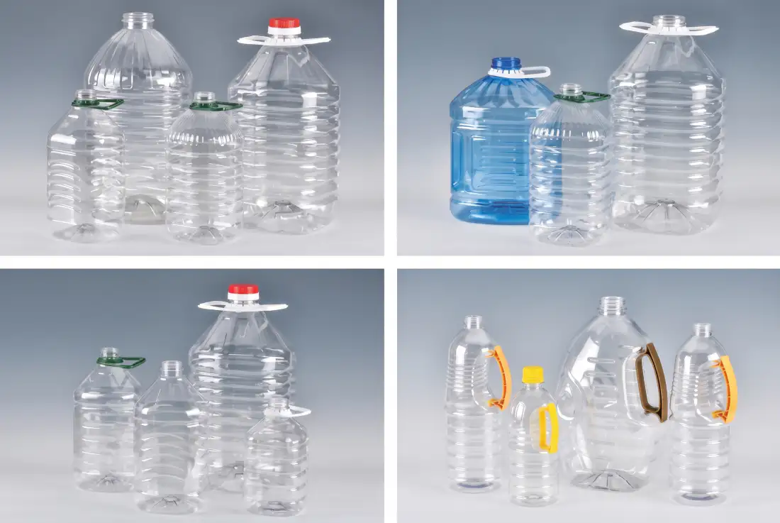 PET stretch blow molder applications for edible oil